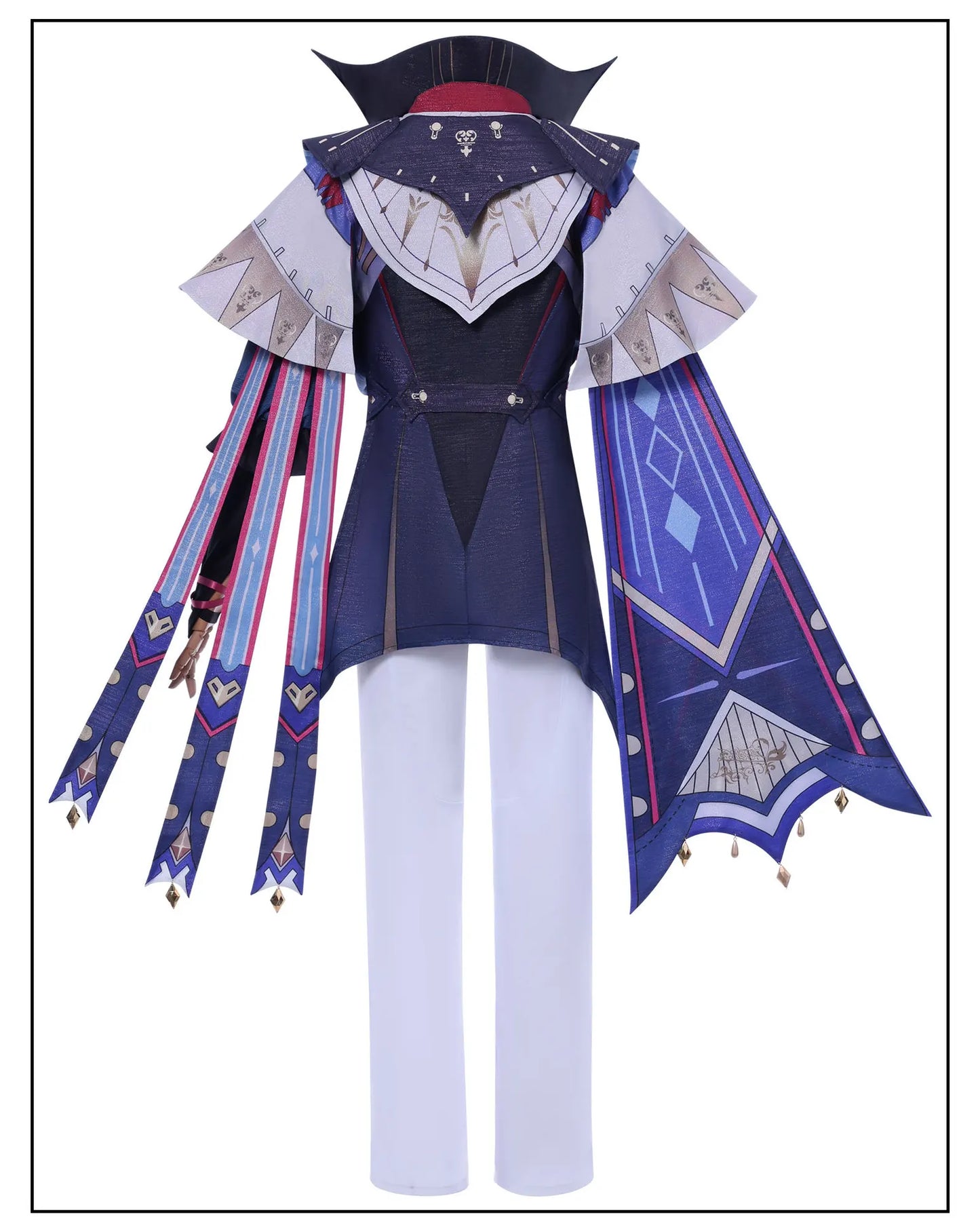 Wuthering Waves Brant Cosplay Costume Wig Uniform Hat Necklace Troupe of Fools Rinascita Carnival Halloween Party for Women Men