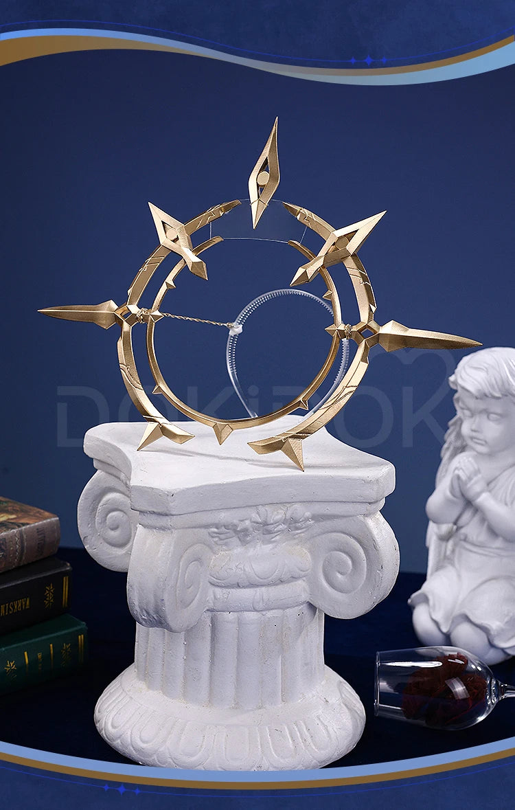 IN STOCK Sunday Cosplay Wig Game Honkai:Star Rail DokiDoki Men 48cm Layered Gradient Wig Sunday Wings Headwear Ear Clip Free Cap