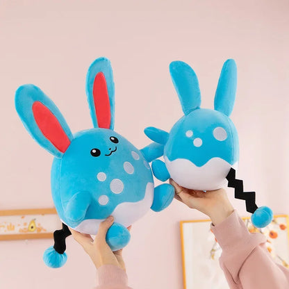 New 70cm Pokemon Azumarill Large Plush Toy Anime Doll Cute Giant Pokémon Cute Cartoon Stuffed Plushie Pillow Gift for Children