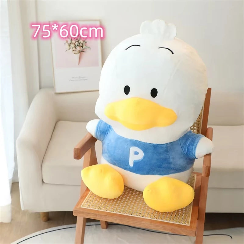 Kawaii Sanrio Plush Throw Pillow Pillow Blanket Pekkle Plush Doll Cute Anime Plush Doll Toys Gifts For Girls