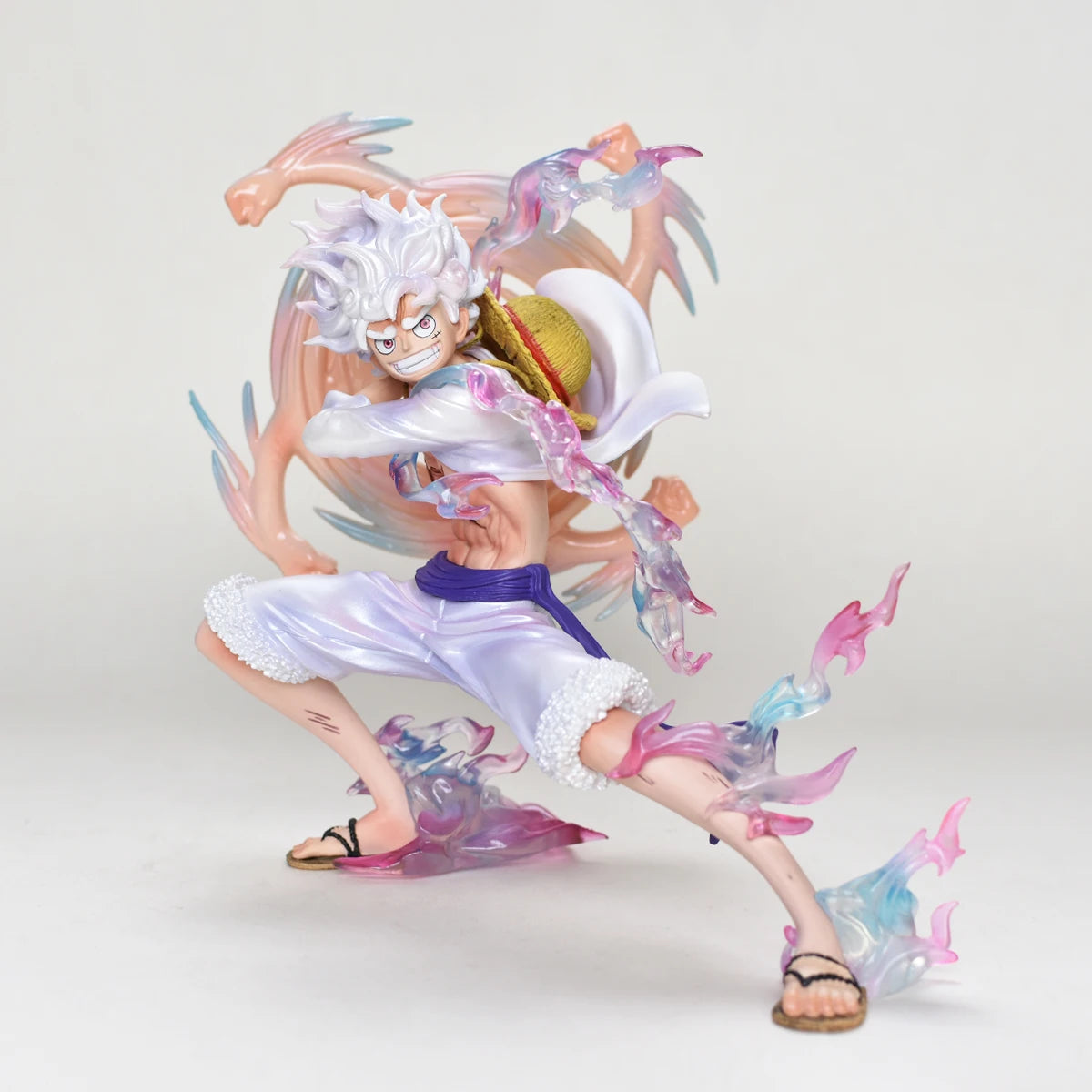 19cm/7.48in Anime One Piece Luffy Figure Gear 5 Luffy Action Figure Collection Model Toy Gift