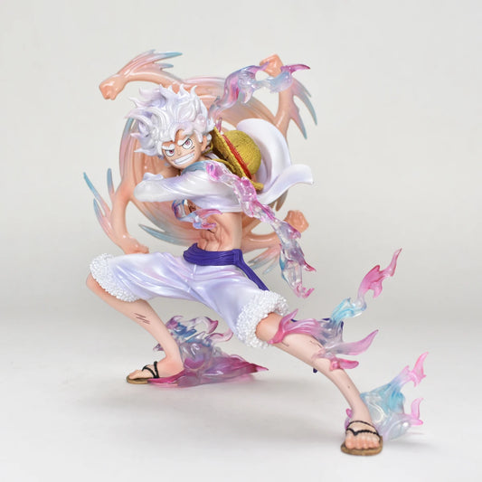 19cm/7.48in Anime One Piece Luffy Figure Gear 5 Luffy Action Figure Collection Model Toy Gift