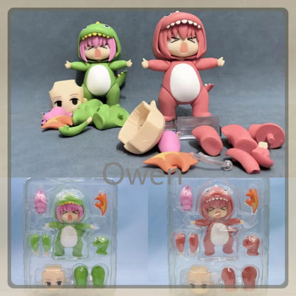 Q-version Girl Anime BOCCHI THE ROCK Gotoh Hitori Figurine Yamada Ryo Action Figures Cute Dinosaur PVC Collection Model Toy Gift