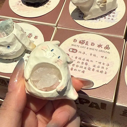 Creative Animal PAL Crystal Blind Box Cute Desktop Decoration Resin Craftwork Wholesale New Model Display Piece Toy & Hobbies