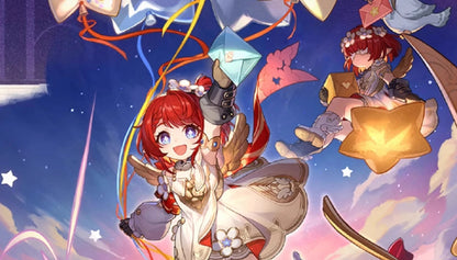 iCoser Honkai Star Rail Tribbie Cosplay Costume Wig Dress Uniform Headwear Wings Carnival Halloween Party for Women Girls Props