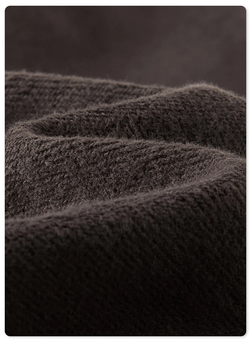 ZODF New 2025 Autumn Men's 445GSM Sweatpants Unisex High Street Soft Knitted Straight Pants Brand Streetwears Tracksuits HY0382