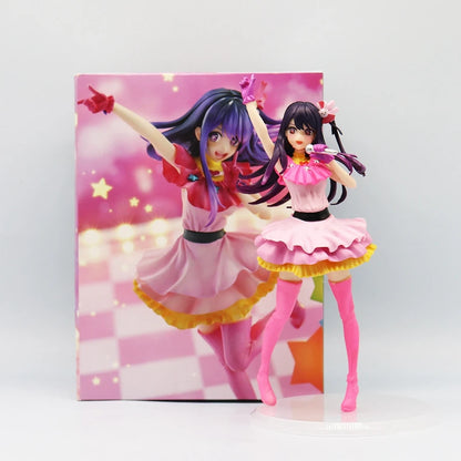 21cm [OSHI NO KO] Anime Figure Idol Singer Hoshino Ai Action Figure Kawaii Star Arima Kana Figurine PVC Collection Model Toys