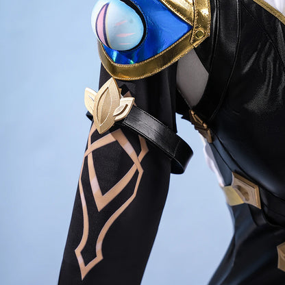 Honkai Star Rail Cipher Cosplay Costume Wig Uniform Jumpsuit Cifera Leggings Tail Props Halloween Party for Women Girls Carnival