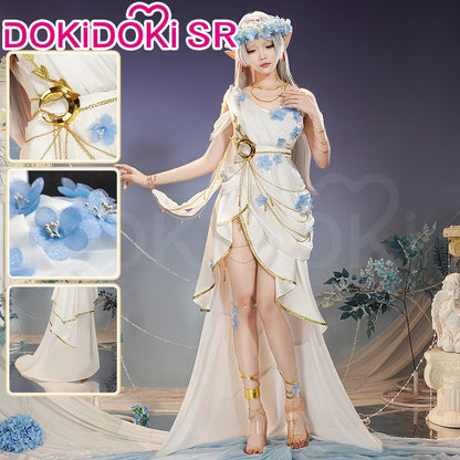 IN STOCK Frieren Cosplay Doujin Costume Anime Frieren: Beyond Journey's End DokiDoki-SR Women Witch Dress Frieren Oracle Wig
