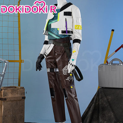Deadlock Cosplay Costume Game Cosplay【S-2XL】DokiDoki-R Deadlock Men Suit Costume Halloween Cosplay Plus Size