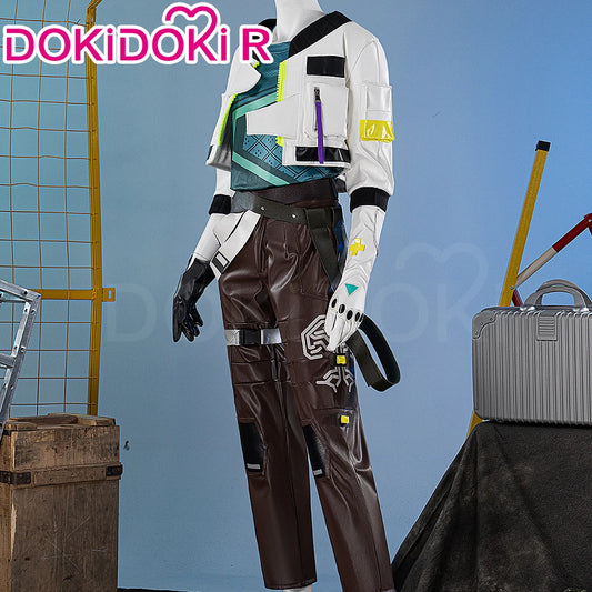 Deadlock Cosplay Costume Game Cosplay【S-2XL】DokiDoki-R Deadlock Men Suit Costume Halloween Cosplay Plus Size