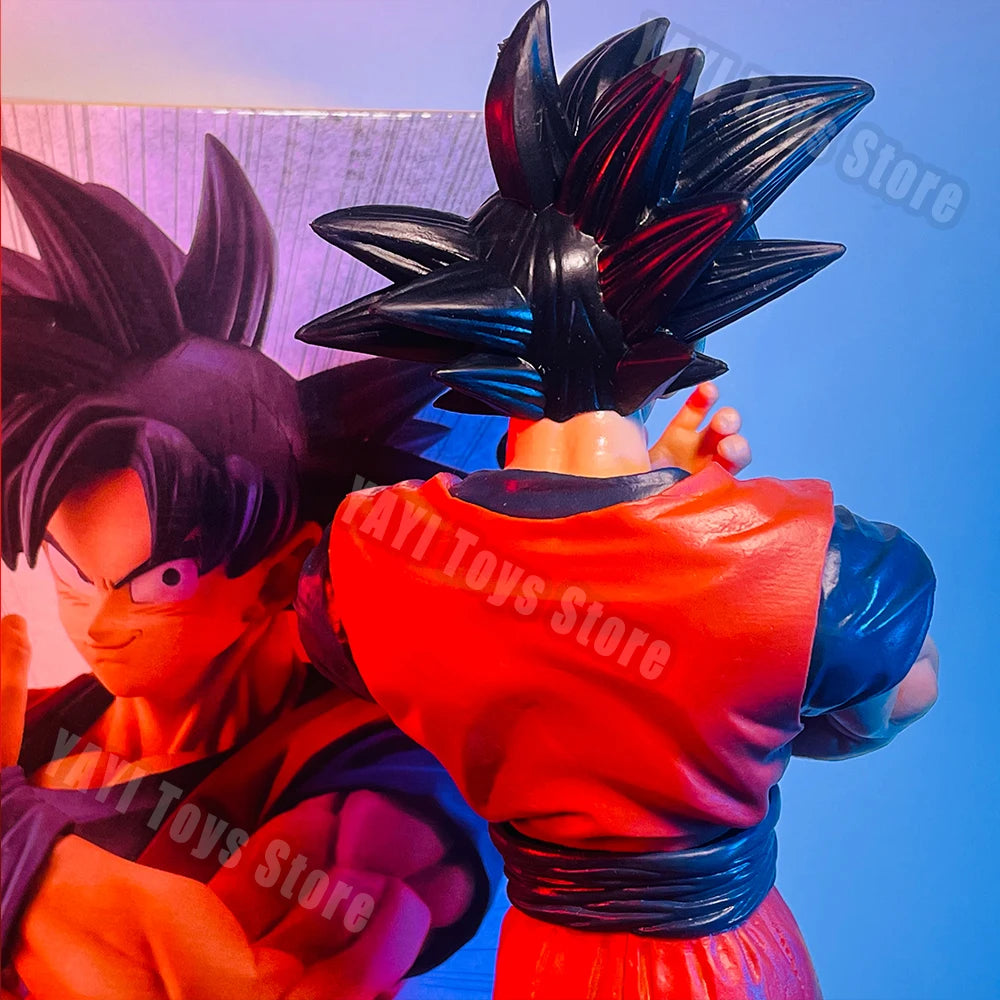 27cm Anime Dragon Ball Z Goku Figure Goku with Scouter Figurine  PVC Statue Action Figures Collection Model Toys Gifts