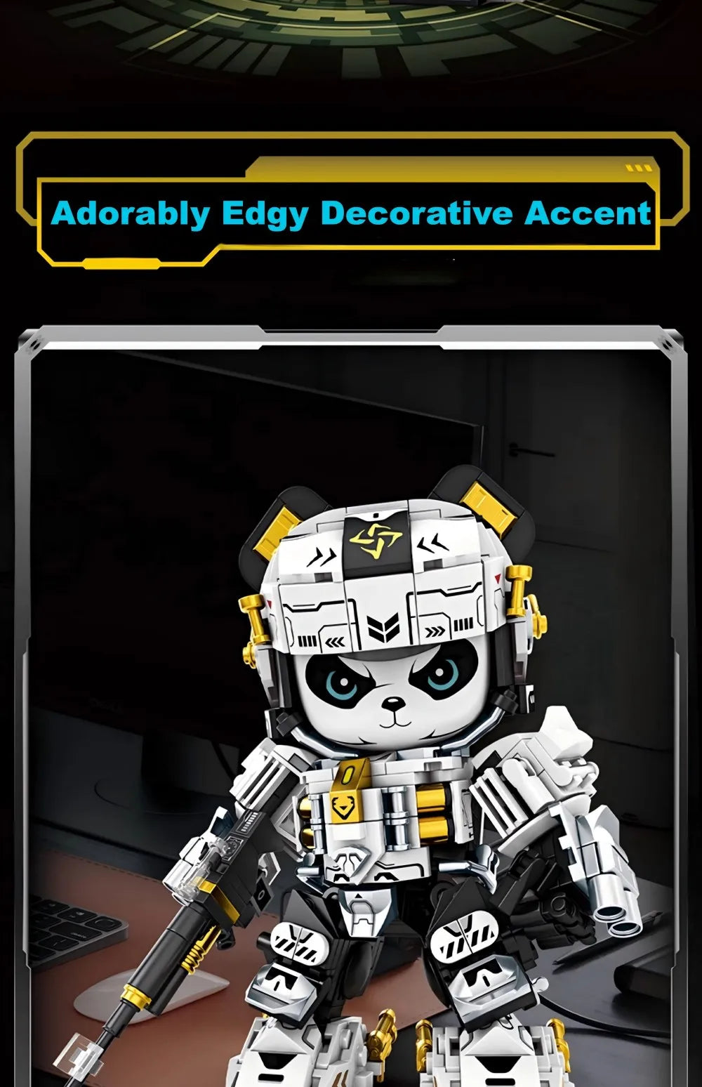 2025 New Model Mechanical Panda & Zodiac Building Blocks Gift Set - 12-in-1 Articulated Animal Toys for Birthday Christmas Gifts