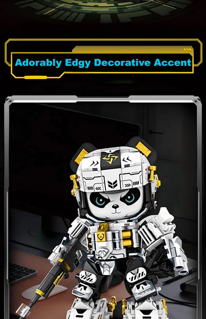 2025 New Model Mechanical Panda & Zodiac Building Blocks Gift Set - 12-in-1 Articulated Animal Toys for Birthday Christmas Gifts