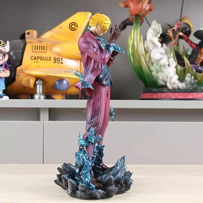 25cm One Piece Sanji Anime Figure Fashion Show Sanji Figurine Pvc Model Statue Doll Decoration Collection Ornaments Toys Gift