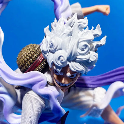 New One Piece Luffy Anime Figure Nika Luffy Jt Gear Second Action Figurine Straw Hat Statue 2 Colors Pvc Model Collect Toy Gifts