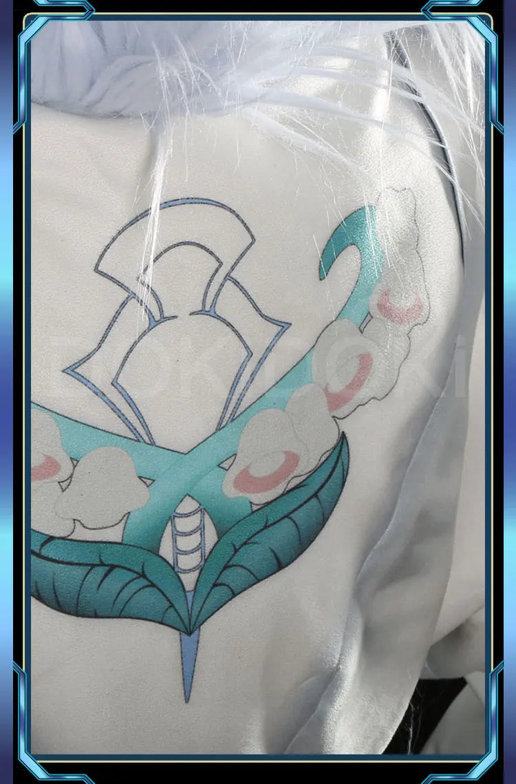 IN STOCK Auroraa Kaynn Cosplay Costume Game Cosplay DokiDoki-R Women Auroraa Witch Costume Mace Hat Ears Props