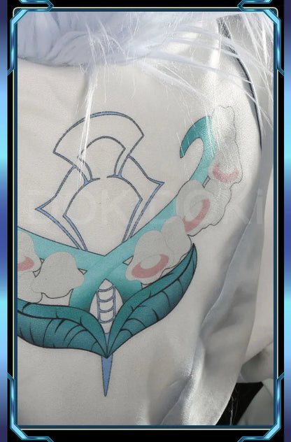 IN STOCK Auroraa Kaynn Cosplay Costume Game Cosplay DokiDoki-R Women Auroraa Witch Costume Mace Hat Ears Props