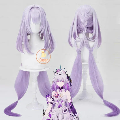 Honkai Star Rail Castorice Cosplay Costume Wig Dress Headwear Earrings Butterfly Props Halloween Party for Women Girls Carnival