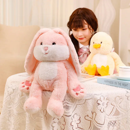 Funny Peek A Boo Frog Plushie Toy Stuffed Soft Bunny Hide Eyes Shiba Inu Dog Panda Crocodile Duck Toys for Kids Birthday Gift