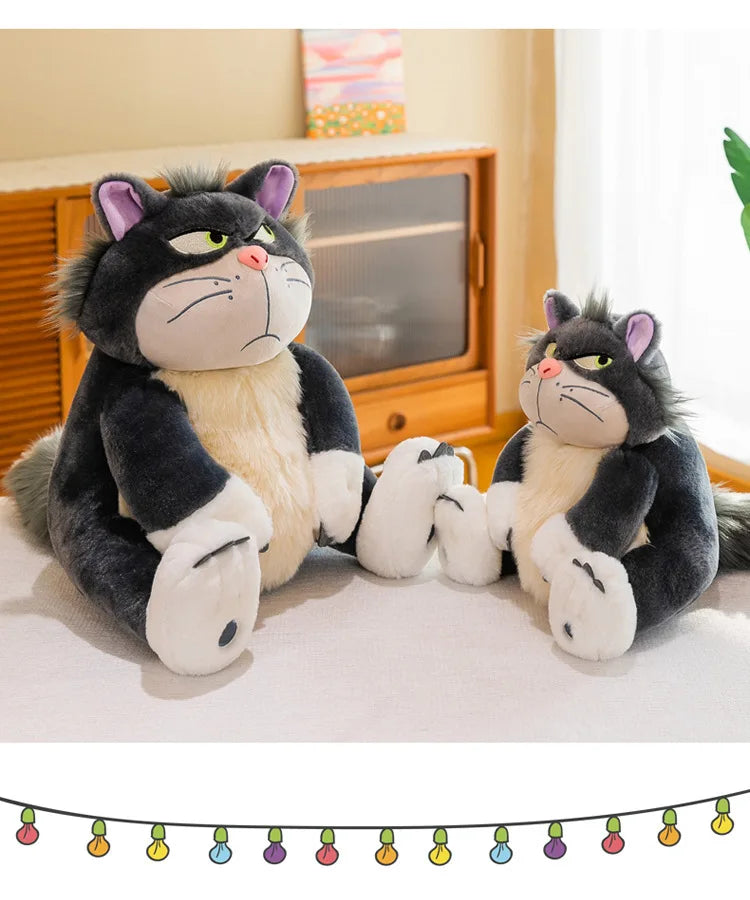 45/60/80cm Big Size Disney Lucifer Kawaii Anime Plush Stuffed Doll Room Decoration Cartoon Plushie Pillow Ornament Children Gift