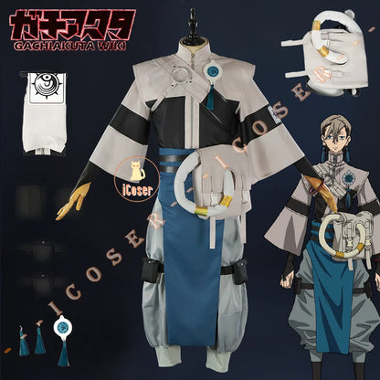 iCoser Anime Gachiakuta Zanka Nijiku Cosplay Costume Uniform Earrings Akuta Cleaners Halloween Party Women Men Festival Outfit