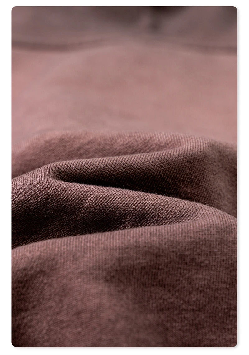 ZODF New Autumn Women Washed Crop Hoodies Female Girls Solid 380gsm Cotton Short Hooded Coats Streetwears HY0942