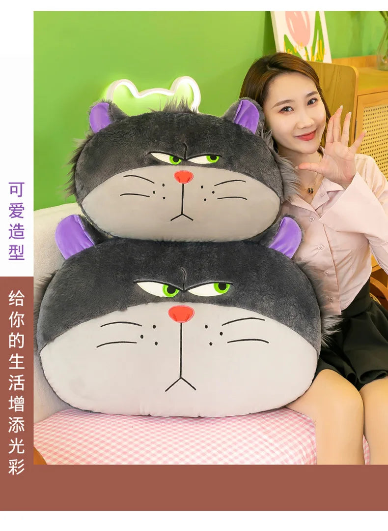 Disney Lucifer Cat Figure Doll Cartoon Anime Plush Toy Netflix Cinderella Villain Cat Doll Birthday Girls Disney Gift Plush Toy