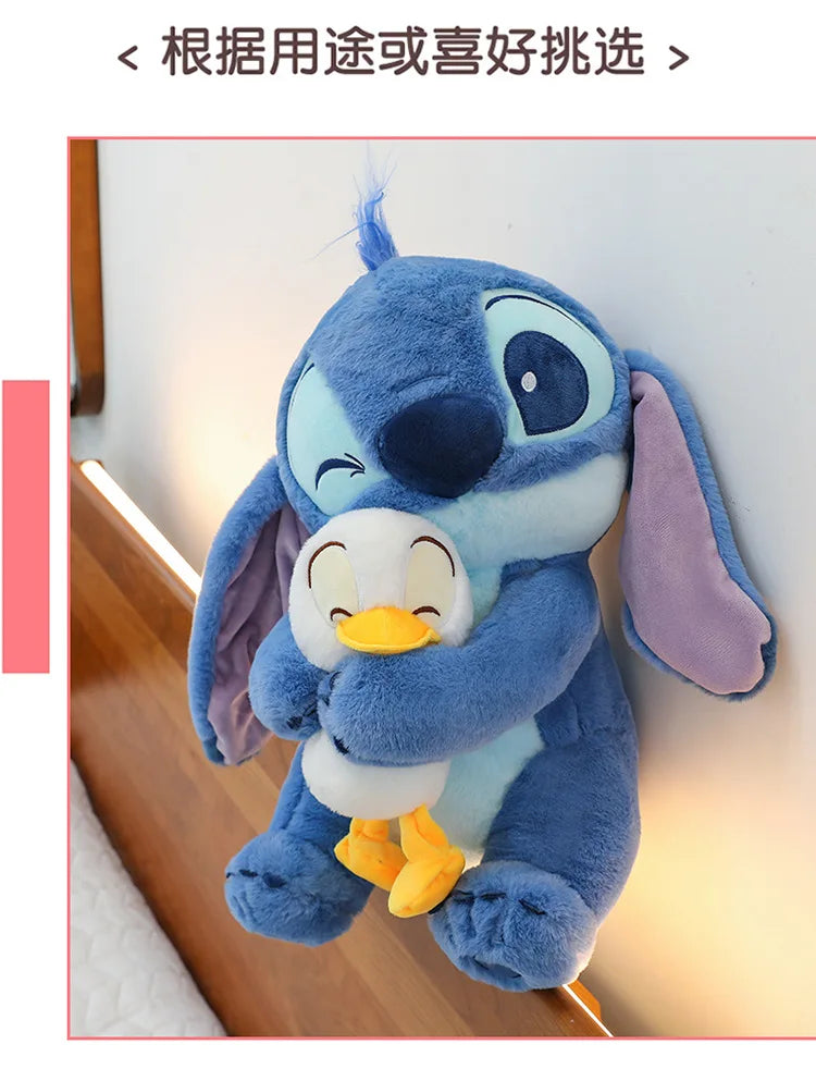 67cm Big Size Disney Lilo & Stitch Anime Plush Stuffed Doll Room Kawaii Plushies Pillow Decorations Children's Holiday Gifts