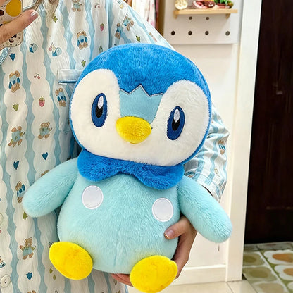 30/80cm Piplup Pokemon Large Plush Toys Anime Doll Cute Giant Pokémon Penguin Cartoon Stuffed Plushie Pillow Gift for Kid Xmas