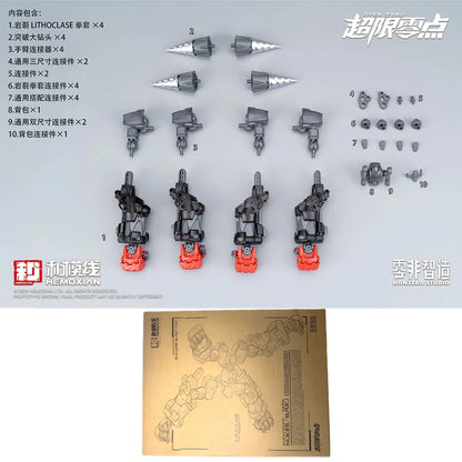 HEMOXIAN OVER ZERO 1/10 Vol.3 Boxer BAKI Assembly Model Kit Robot Action Figure PVC Toy Halloween Gift - Accessories