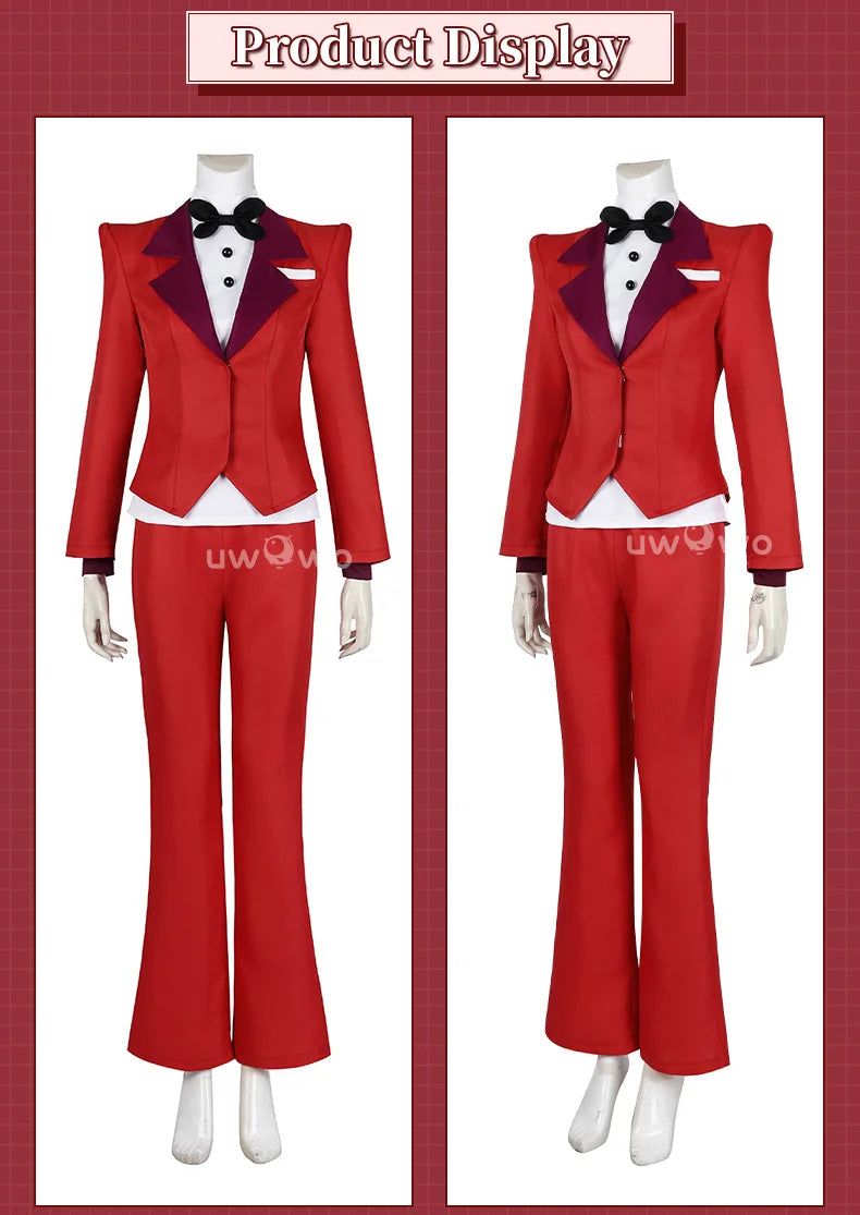 UWOWO Collab Series: Charlie Morningstar Charlotte H Hotel Cosplay Costume Red Uniform