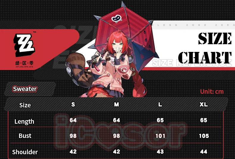 Zenless Zone Zero Ukinami Yuzuha Cosplay Costume Wig Skirt Sweater Uniform Headwear Spook Shack Halloween Party for Women Girls