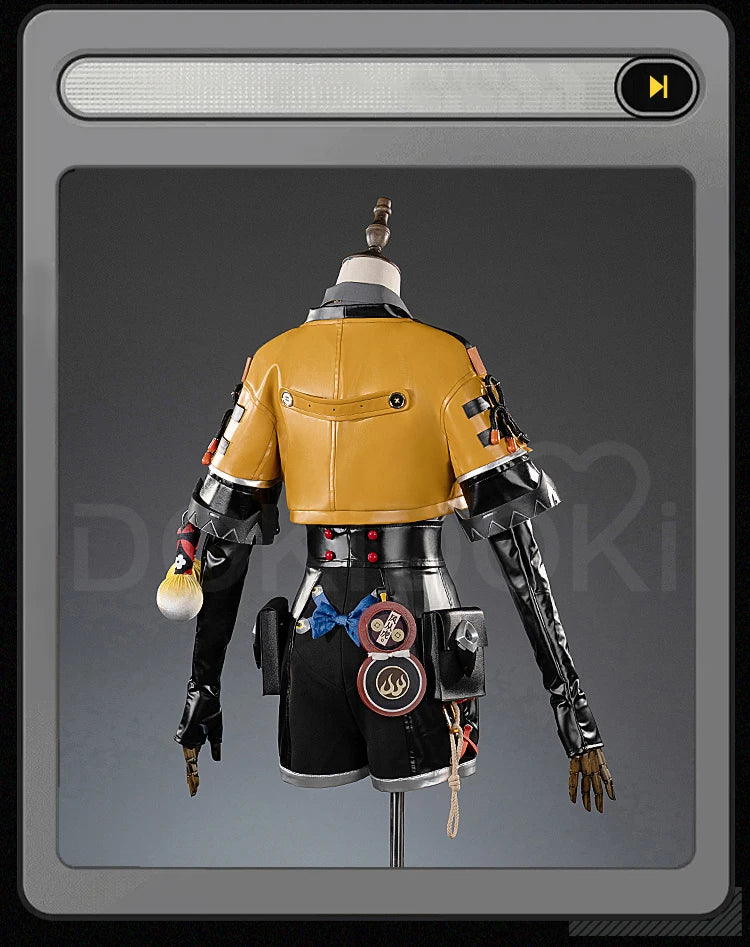 Ju Fufu Cosplay Costume Game Zenless Zone Zero DokiDoki-R ZZZ Women Suit Ju Fufu Tiger Cosplay Halloween Tail Ears