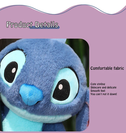 35/60cm Disney Lilo and Stitch Plush Toys Cute Anime Stich Doll Stuffed Plushie Angel Pillow Soft Gift for Children Kawaii