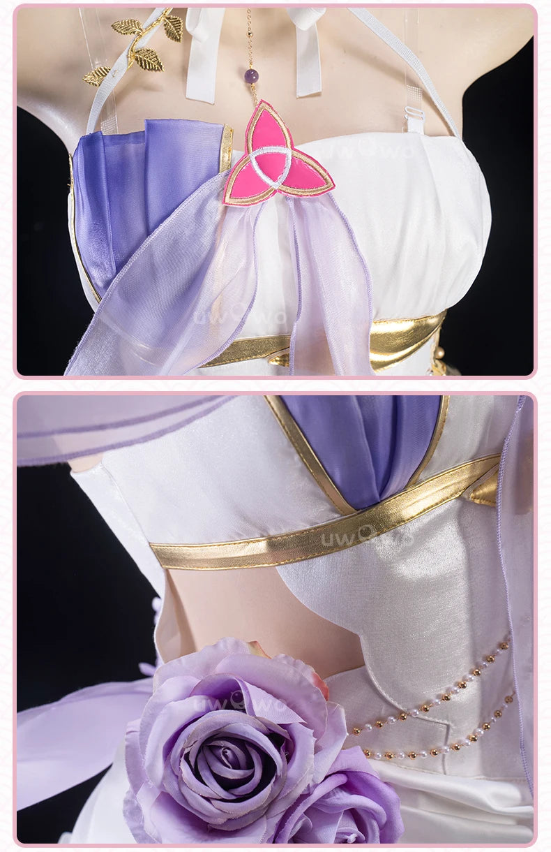 IN STOCK UWOWO Elysia Cosplay Game Honkai Impact 3: Elysia Gown Fanart Cosplay Costume Halloween Costume