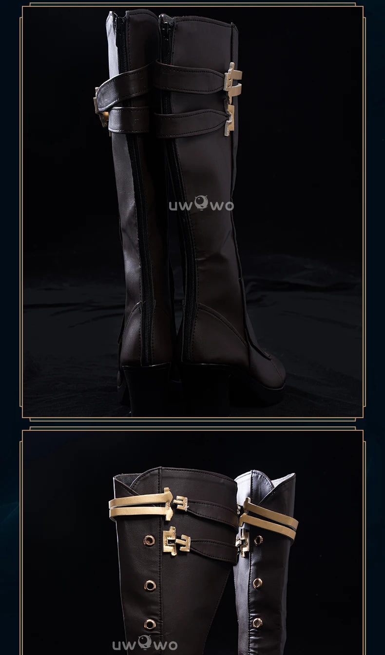UWOWO League of Legends/LOL: Gwen Prestige Crystal Rose Wildd Rift WR ASU Cosplay Shoes