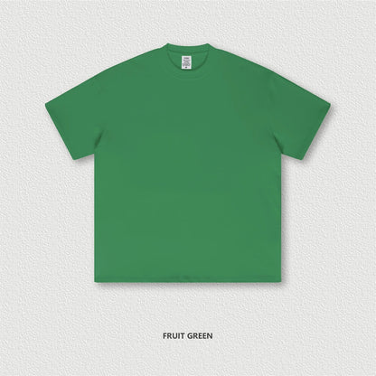 ZODF 2025 Heavy-Weight 425gsm 100% Cotton T-Shirts For Men Unisex Summer Oversized O-Neck Basic Solid T Shirt Brand Tees HY0485