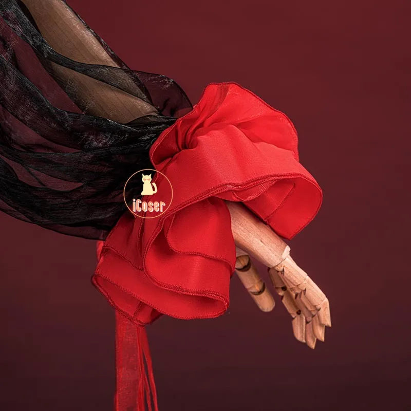 Path To Nowhere Coquelic Cosplay Costume Wig Black Dress Hat Uniform New Skin Carnival Halloween Party for Women Girls iCoser