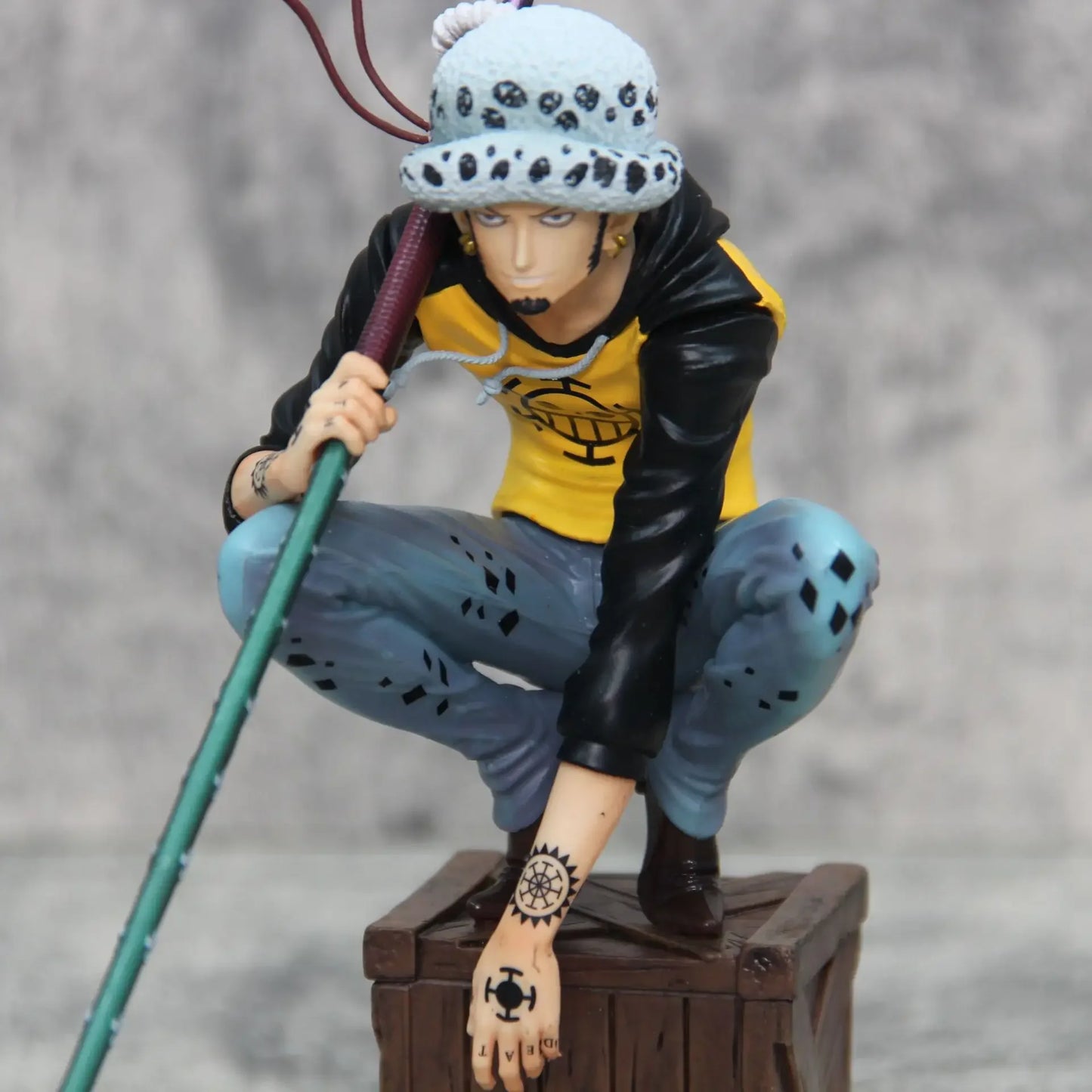 21cm/8.2inch One Piece Character Trafalgar D. Water Law PVC Action Figure Model Statue Collection Decoration Toys Gift
