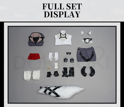 Von Lycaon Cosplay Costume Game Zenless Zone Zero【S-3XL】DokiDoki-R ZZZ Von Lycaon Ears Tail Halloween Plus Size