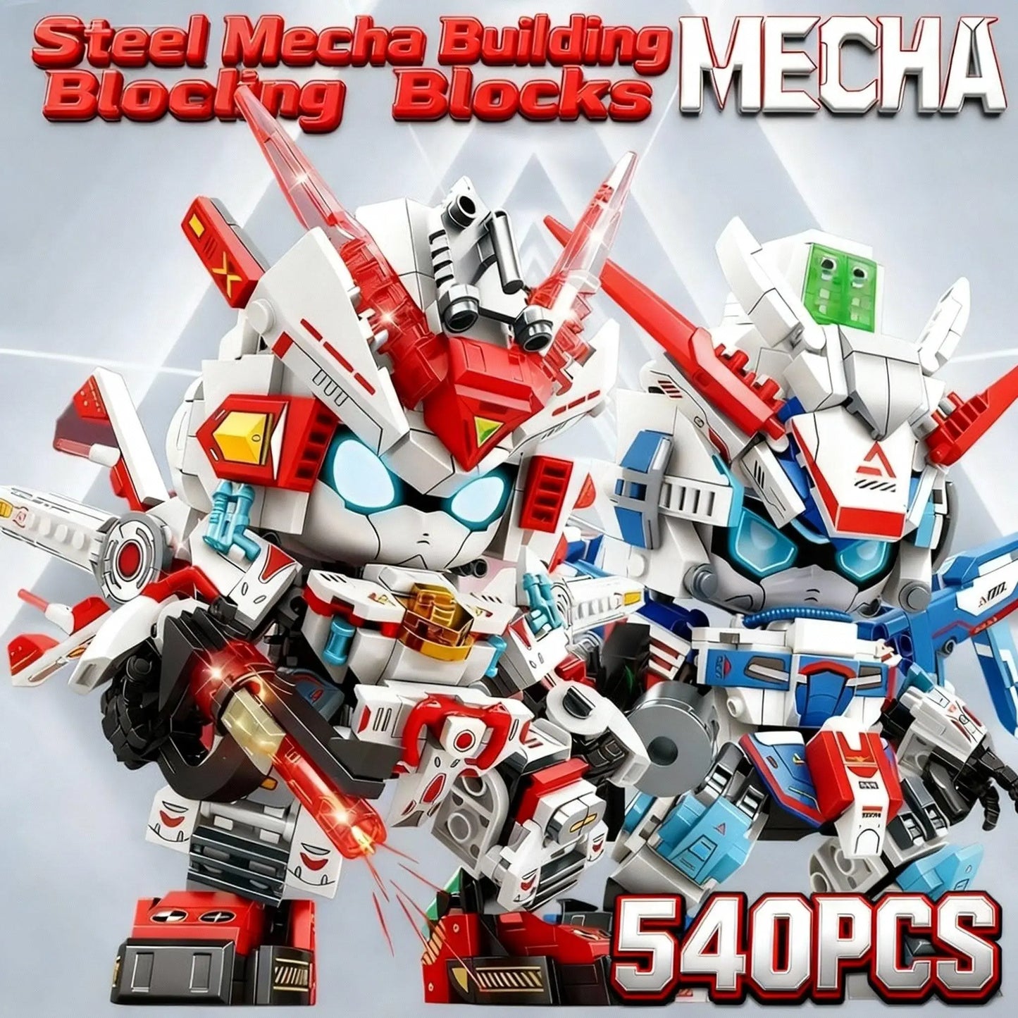2025 STEM Building Blocks Kit, DIY Mecha Robot Model Educational Construction Toys for Kids Ages 8-12, Creative Birthday Gift