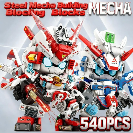 2025 STEM Building Blocks Kit, DIY Mecha Robot Model Educational Construction Toys for Kids Ages 8-12, Creative Birthday Gift