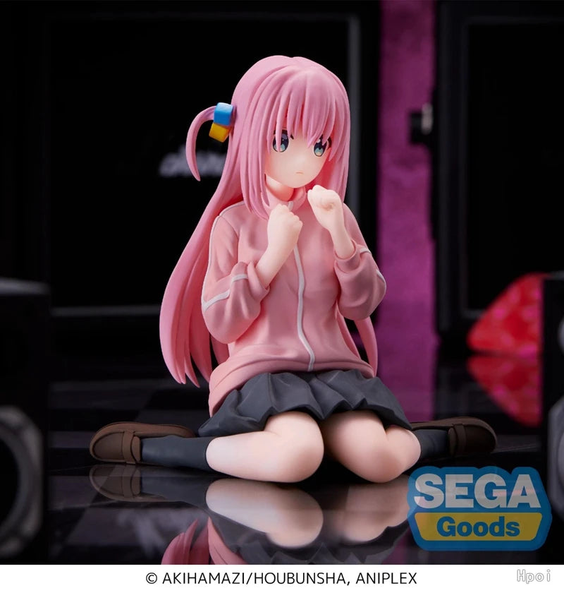 8cm Bocchi the Rock Hitori Gotoh Anime Figure Kawaii Sitting Melancholy Girl Action Figures PVC Adult Collection Model Doll Toys