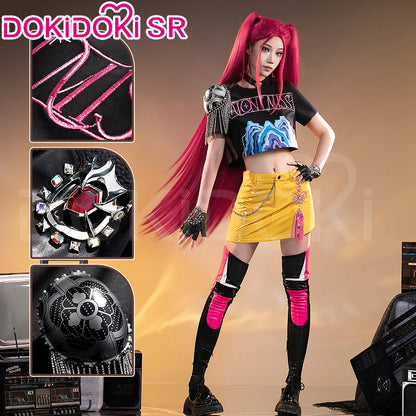 【Last Batch】Rumii Miraa Zoeyy Cosplay Costume Demon【XS-3XL】DokiDoki-SR Yellow Costume Zoeyy Rumii Cosplay Plus Size