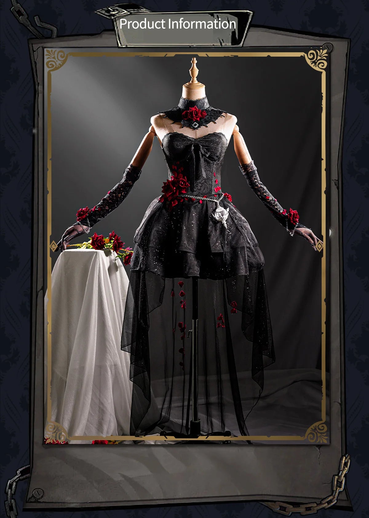 UWOWO Collab Series Game Identity V Psychologist Everlasting Night Ada Mesmer Costume Cosplay Costume