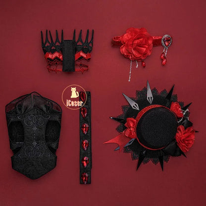 Path To Nowhere Coquelic Cosplay Costume Wig Black Dress Hat Uniform New Skin Carnival Halloween Party for Women Girls iCoser