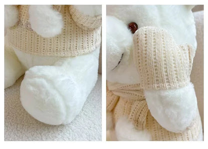 25CM-70CM Disney Winnie The Pooh Bear Doll Winter Limited Cartoon Plush Toy Cute Anime Kawaii Companion Children's Birthday Gift