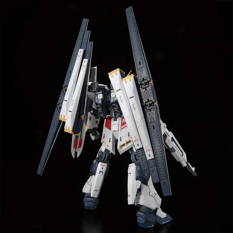 GAOGAO Model RX-93 V NU RG 1/144 Double Funnel Assembly Model Kit Toy Action Figures Plastic Model Kit Gift