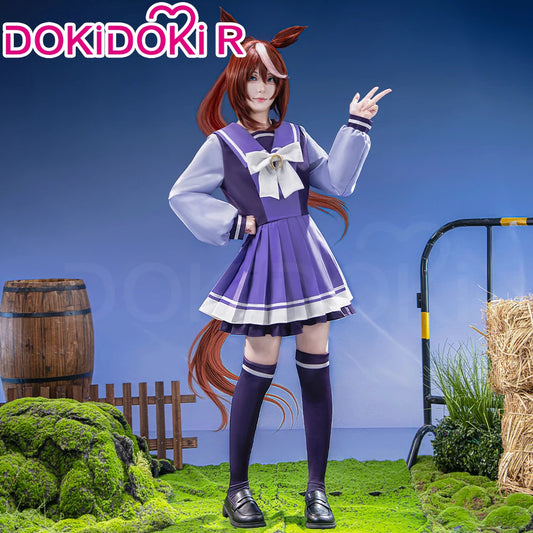 Tokai Teio Gold Ship Cosplay Costume Game【XS-2XL】DokiDoki-R Women School Uniform Cosplay Plus Size